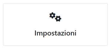 Pulsante impostazioni