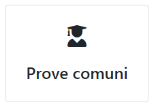 Pulsante prove comuni