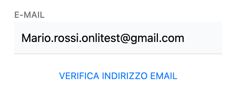 Verifica la tua Email
